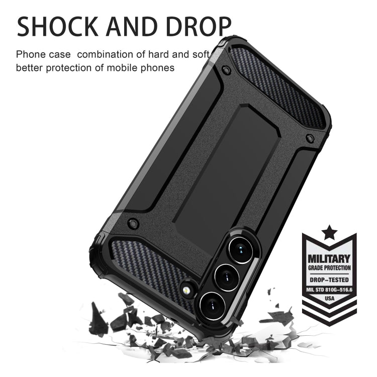 Sandsberg | Für Samsung Galaxy S23 5G Magic Armor TPU Hart-PC-Handyhülle (Schwarz)