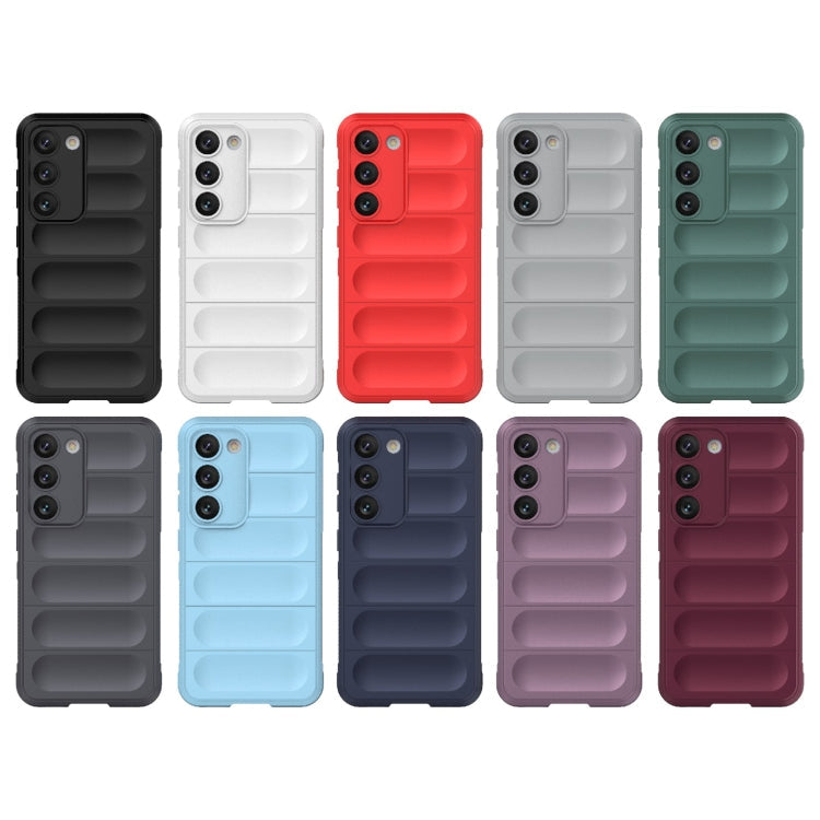 Sandsberg | Für Samsung Galaxy S23 5G Magic Shield TPU + Flanell Telefonhülle (Schwarz)