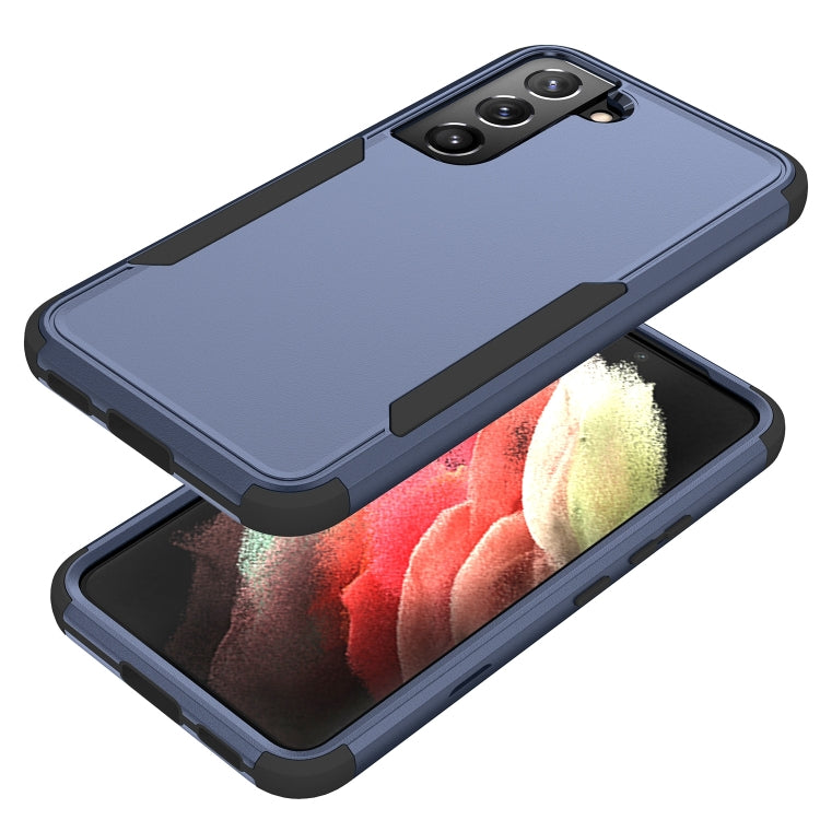Sandsberg | Für Samsung Galaxy S23 5G TPU + PC Stoßfeste Telefonhülle (Königsblau + Schwarz)