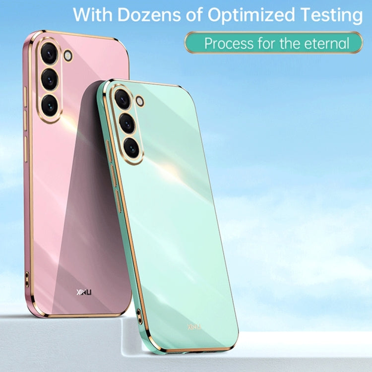 Sandsberg | Für Samsung Galaxy S23 5G XINLI Gerade Kante 6D Elektroplattierung TPU Handyhülle (Rosa)