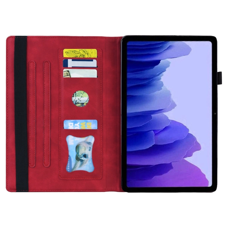 Sandsberg | Für Lenovo Tab P11 Pro Gen 2 Business Stoßfeste Horizontale Flip-Leder-Tablet-Hülle (Rot)