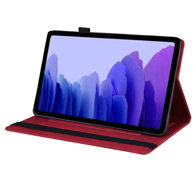 Sandsberg | Für Lenovo Tab P11 Pro Gen 2 Business Stoßfeste Horizontale Flip-Leder-Tablet-Hülle (Rot)