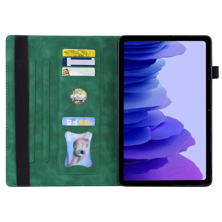Sandsberg | Für Lenovo Tab P11 Pro Gen 2 Business Stoßsichere Horizontale Flip Leder Tablet Hülle (Grün)