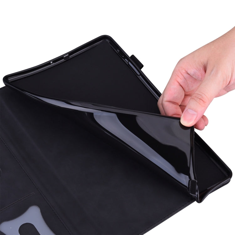 Sandsberg | Für Lenovo Tab P11 Pro Gen 2 Business Stoßfeste Horizontale Flip Leder Tablet Hülle (Schwarz)