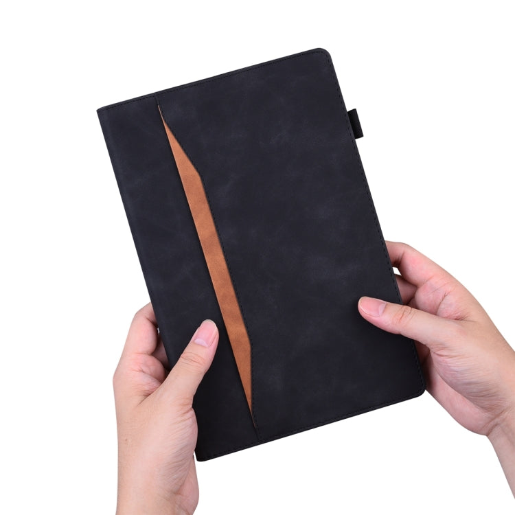 Sandsberg | Für Lenovo Tab P11 Pro Gen 2 Business Stoßfeste Horizontale Flip Leder Tablet Hülle (Schwarz)