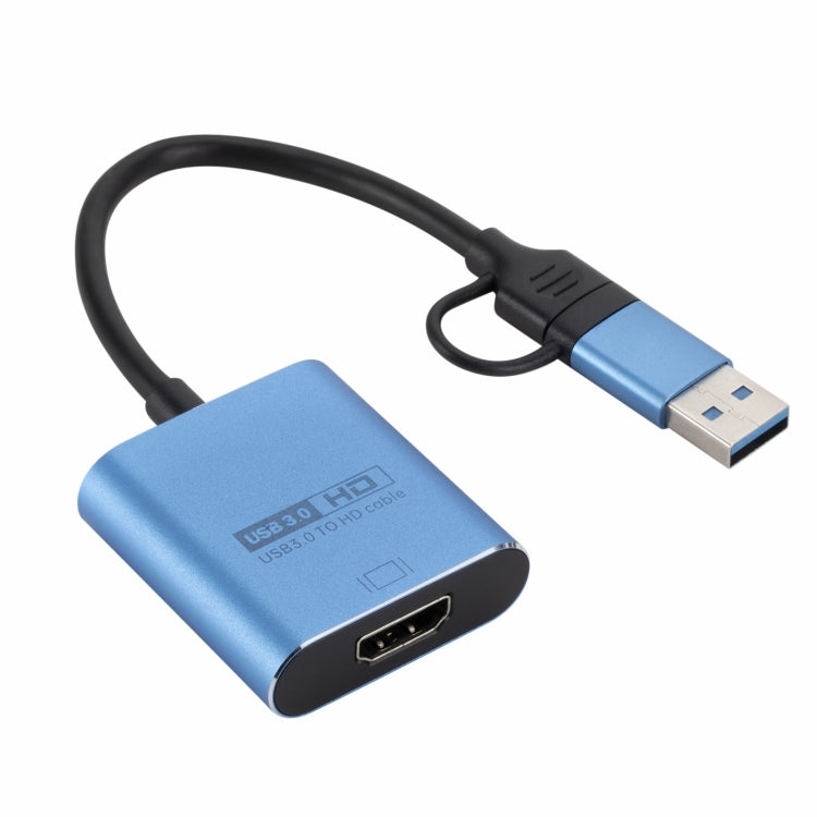 Sandsberg | V05B USB + USB-C / Type-C zu HDMI Adapter Kabel