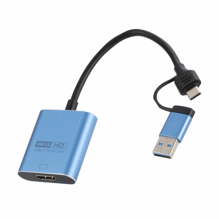 Sandsberg | V05B USB + USB-C / Type-C zu HDMI Adapter Kabel