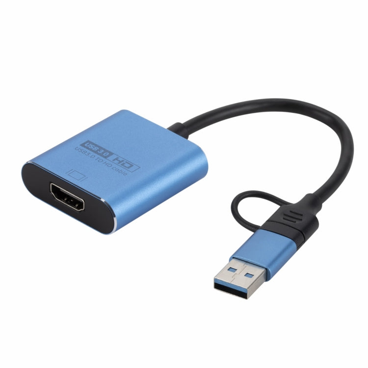 Sandsberg | V05B USB + USB-C / Type-C zu HDMI Adapter Kabel
