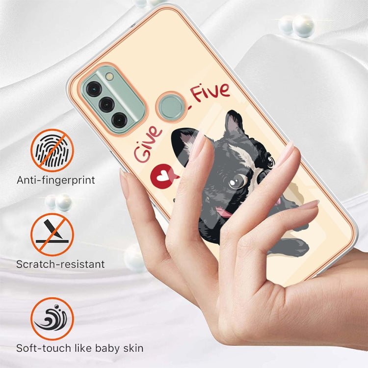 Sandsberg | Für Nokia C31 Elektronik-Marmor Dual-Seiten IMD Handyhülle (Lucky Dog)
