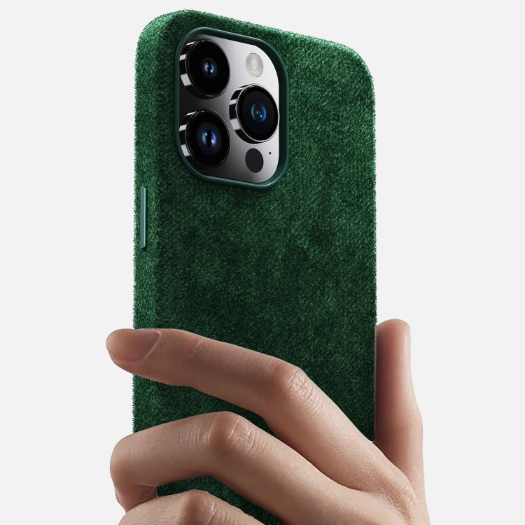 Für iPhone 14 Turn Fur Magsafe Magnetische Telefonhülle (Grau)