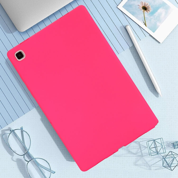 Sandsberg | Für Samsung Galaxy Tab S7 / S8 Öl Spray Hautfreundliche TPU Tablet Hülle (Rosa Rot)
