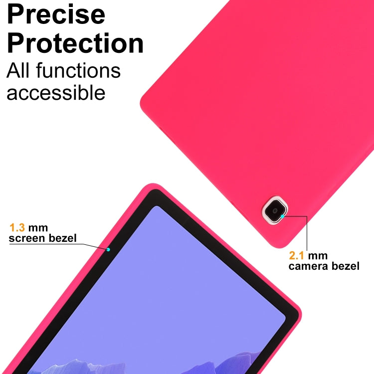 Sandsberg | Für Samsung Galaxy Tab S7 / S8 Öl Spray Hautfreundliche TPU Tablet Hülle (Rosa Rot)