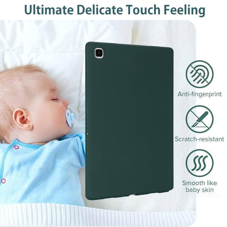 Sandsberg | Für Samsung Galaxy Tab S7 / S8 Öl Spray Hautfreundliche TPU Tablet-Hülle (Dunkelgrün)