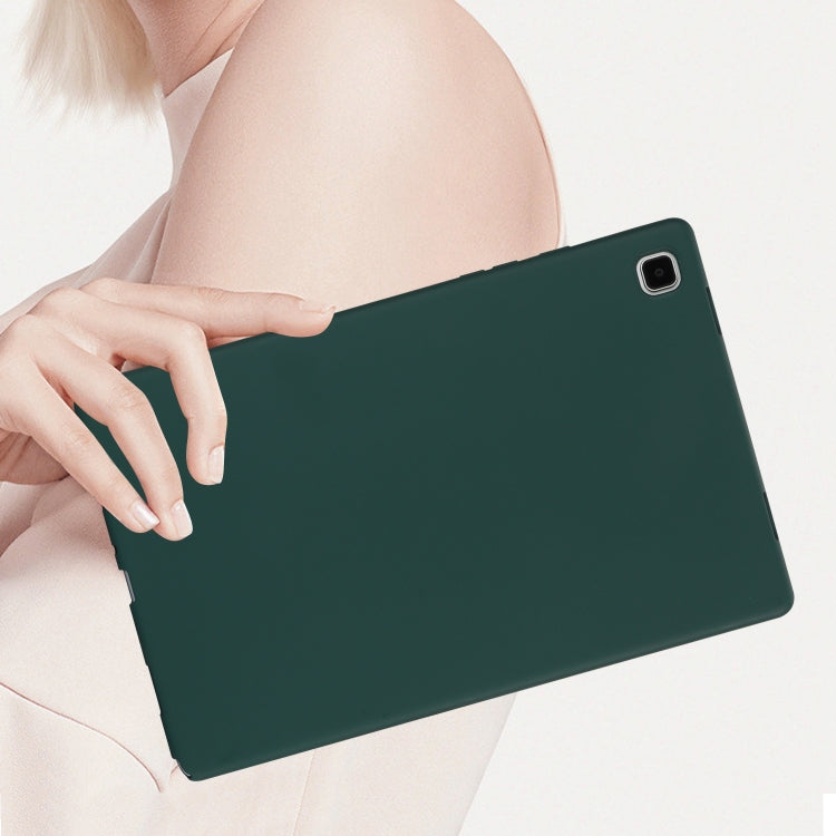 Sandsberg | Für Samsung Galaxy Tab S7 / S8 Öl Spray Hautfreundliche TPU Tablet-Hülle (Dunkelgrün)