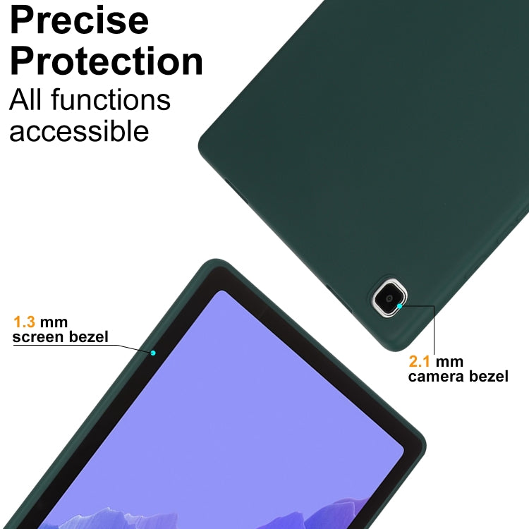 Sandsberg | Für Samsung Galaxy Tab S7 / S8 Öl Spray Hautfreundliche TPU Tablet-Hülle (Dunkelgrün)