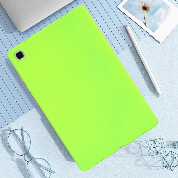 Sandsberg | Für Samsung Galaxy Tab S7 / S8 Öl Spray Hautfreundliche TPU Tablet Hülle (Fluoreszierendes Grün)