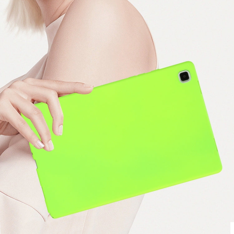 Sandsberg | Für Samsung Galaxy Tab S7 / S8 Öl Spray Hautfreundliche TPU Tablet Hülle (Fluoreszierendes Grün)