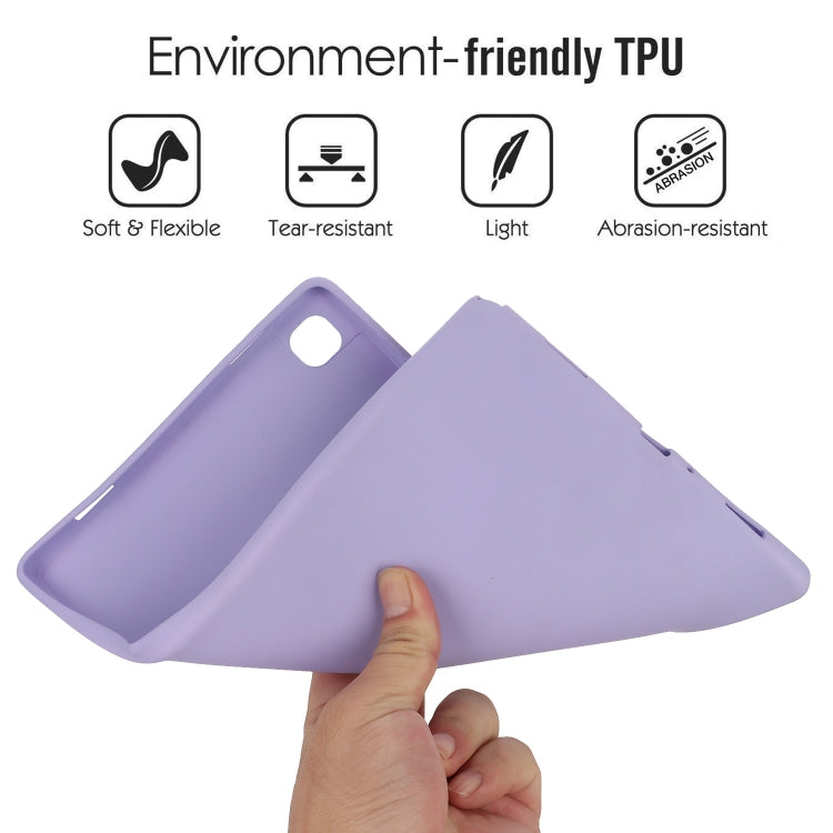 Sandsberg | Für Samsung Galaxy Tab S7 / S8 Öl Spray Hautfreundliche TPU Tablet Hülle (Lila)
