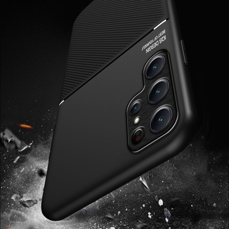 Für Samsung Galaxy S24+ 5G Classic Tilt Strip Grain Magnetische Stoßfeste PC + TPU Hülle (Grün)