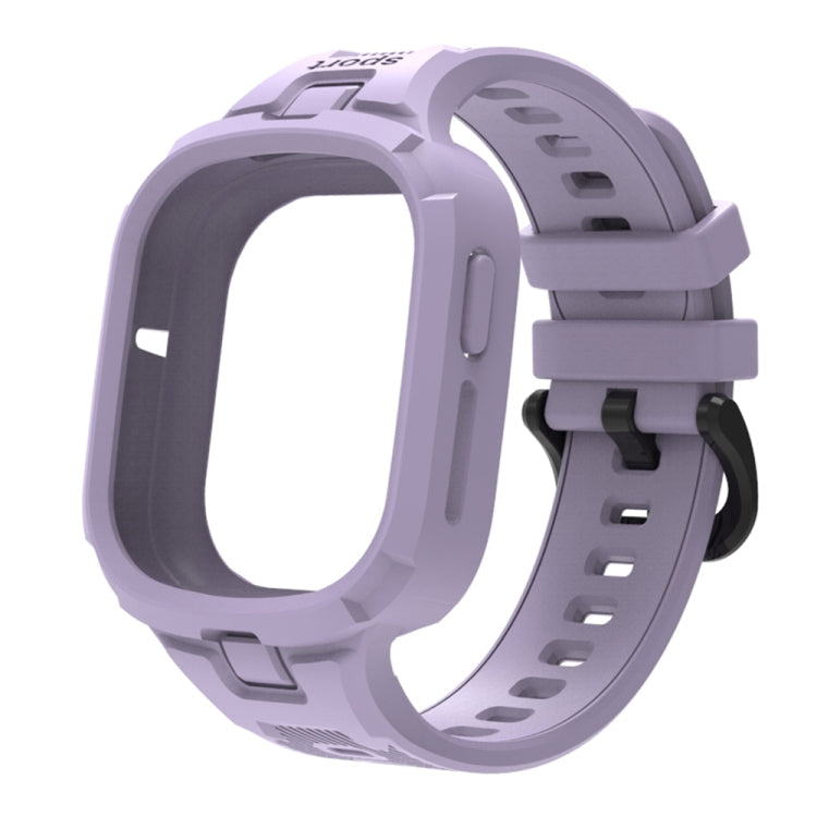 Sandsberg | For Honor Watch 4 Einfarbig Integriertes TPU-Uhrenarmband (Helllila)