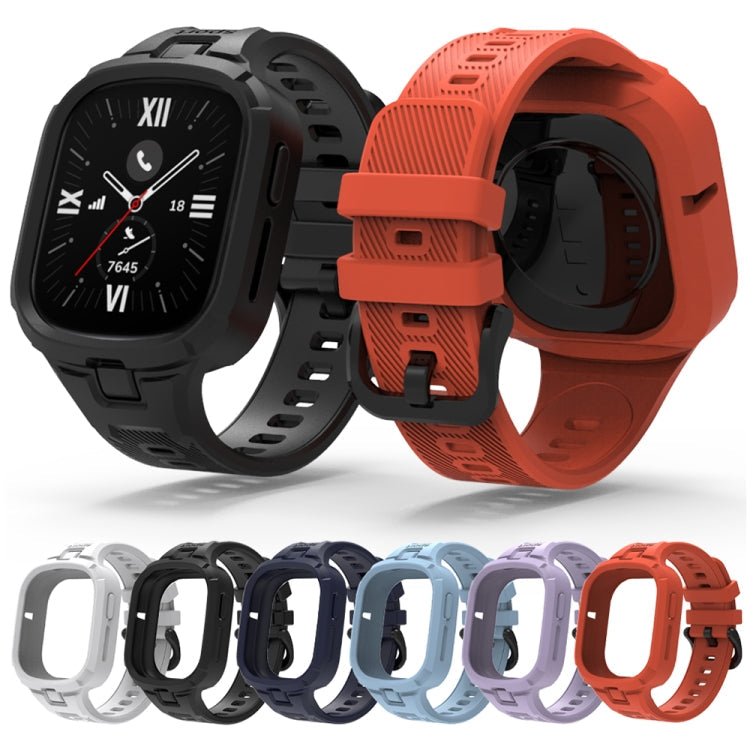 Sandsberg | For Honor Watch 4 Einfarbig Integriertes TPU-Uhrenarmband (Helllila)