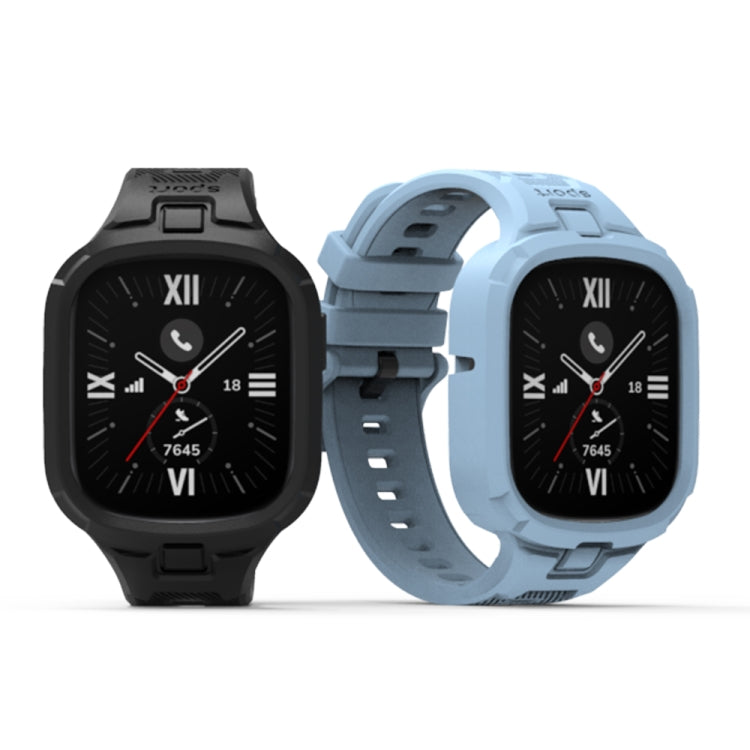 Sandsberg | For Honor Watch 4 Einfarbig Integriertes TPU-Uhrenarmband (Helllila)