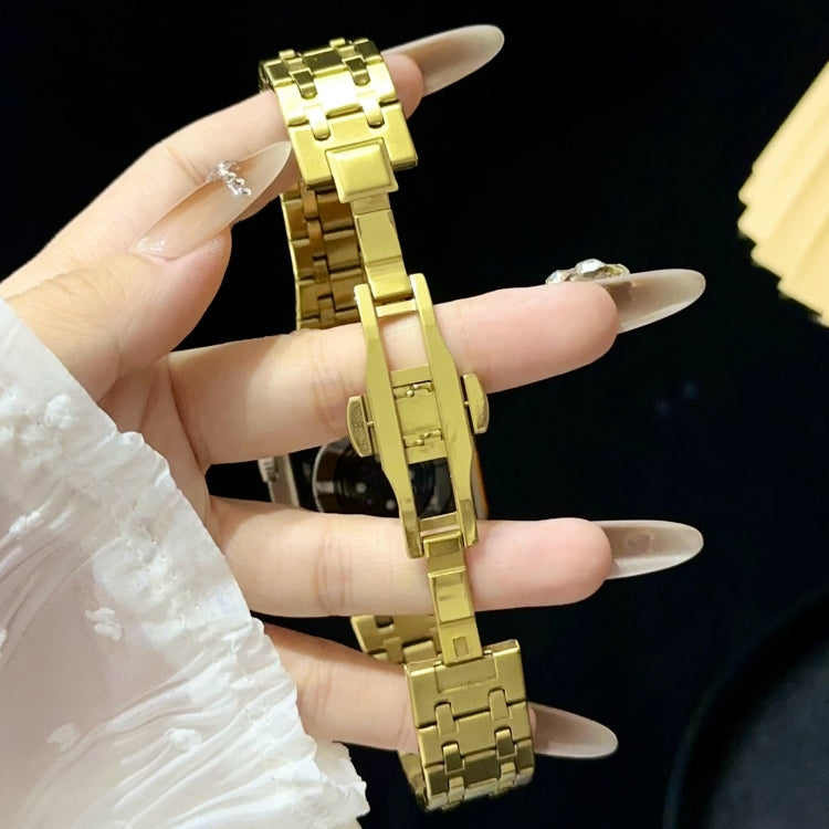 Sandsberg | Für Apple Watch Series 9 45mm Doppel-T Edelstahl Armband (Starlight)
