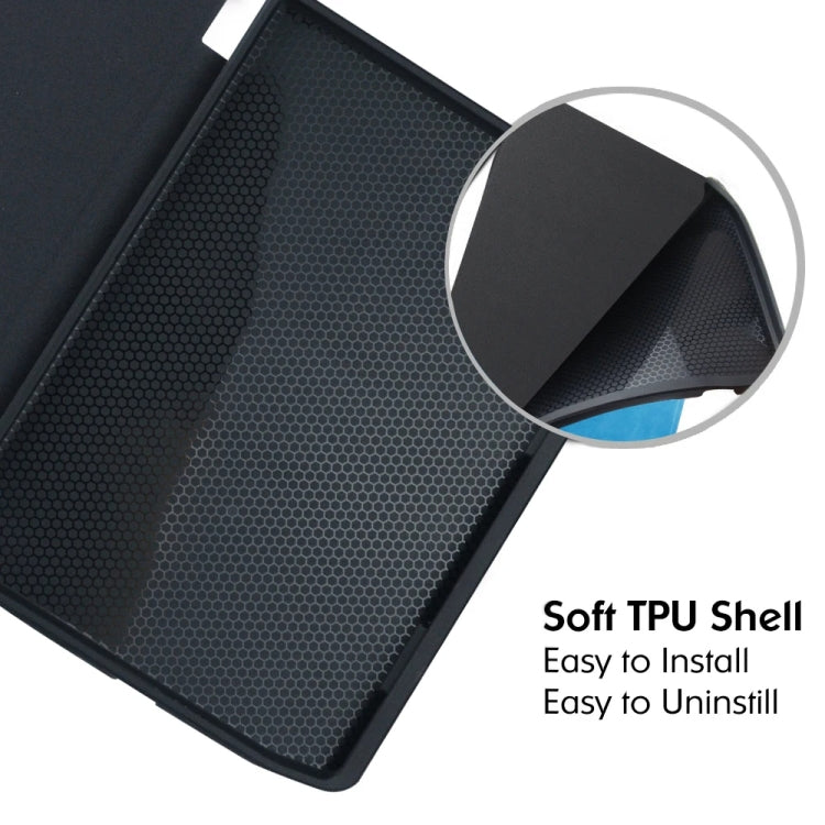 Sandsberg | Für Pocketbook InkPad 4 / Color2 /3 /PB743 Retro Leder fühlen Smart Tablet Hülle (Himmelblau)