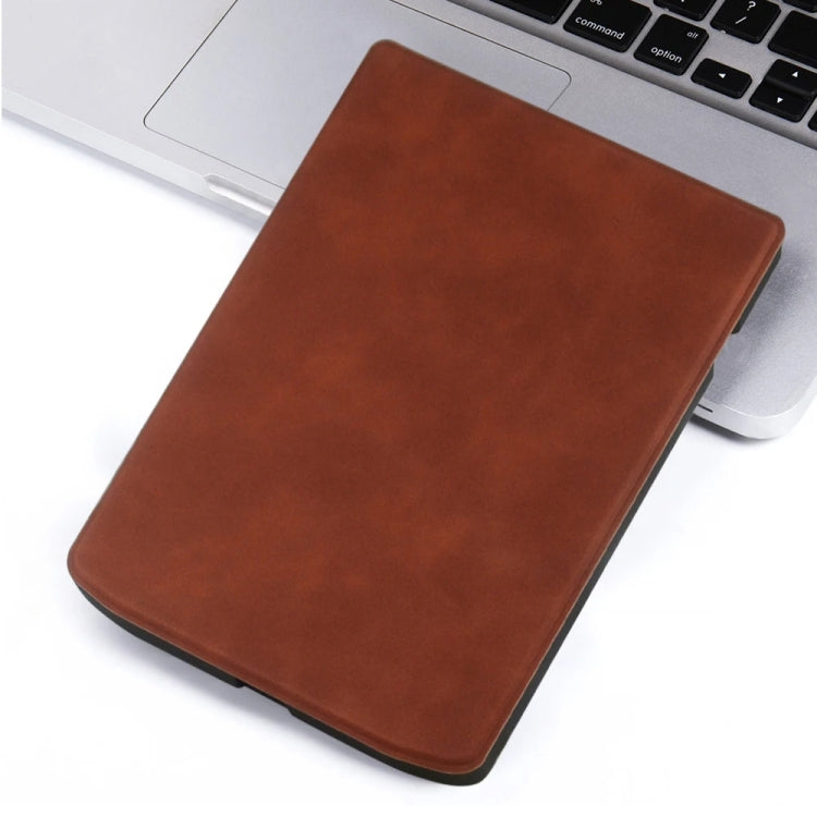 Sandsberg | Für Pocketbook InkPad 4 / Color2 /3 /PB743 Retro Leder-Feel Smart Tablet Case (Kaffee)