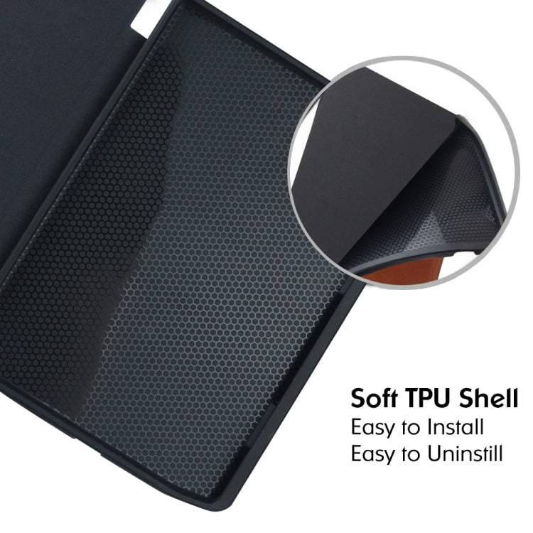 Sandsberg | Für Pocketbook InkPad 4 / Color2 /3 /PB743 Retro Leder-Feel Smart Tablet Case (Kaffee)