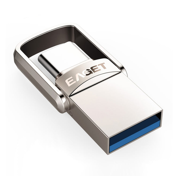 Sandsberg | EAGET 32G USB 3.1 + USB-C Schnittstelle Metall Twister Flash U-Disk, mit Micro USB Adapter & Lanyard