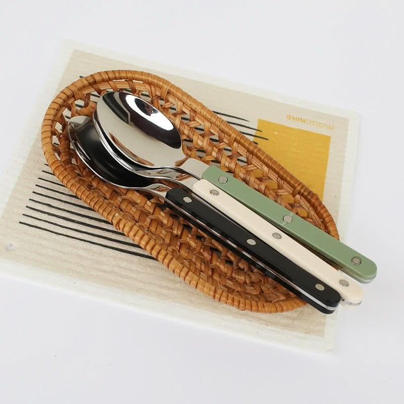 Sandsberg | 4-teiliges Edelstahl-Besteckset mit graviertem Design