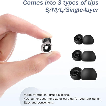 Weiche Silikon-Ohrstöpsel zur Lärmminderung, Silikon-Ohrgeräuschblocker zum Schlafen, Geräuschempfindlichkeit, Flugreisen