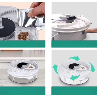 Sandsberg | Leiser, umweltfreundlicher Fliegenfänger für Küche, Wohnzimmer & Garten