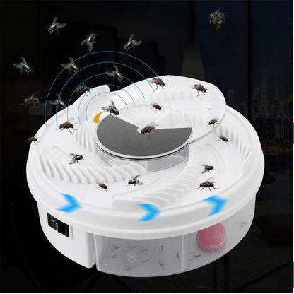 Sandsberg | Leiser, umweltfreundlicher Fliegenfänger für Küche, Wohnzimmer & Garten