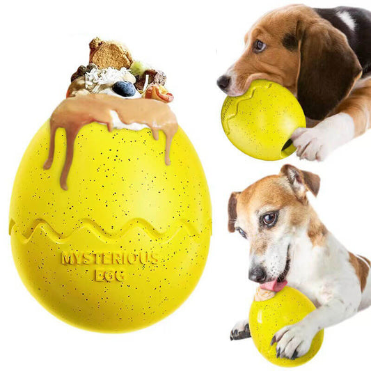 Eierform Langsame Futterspender Hund Kauspielzeug Interaktive Hundespielzeuge