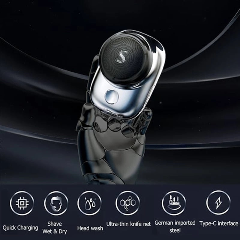 AtomicShave™️ | Der Mini Rasierer mit kompaktem und präzisem Rasieren, immer und überall!