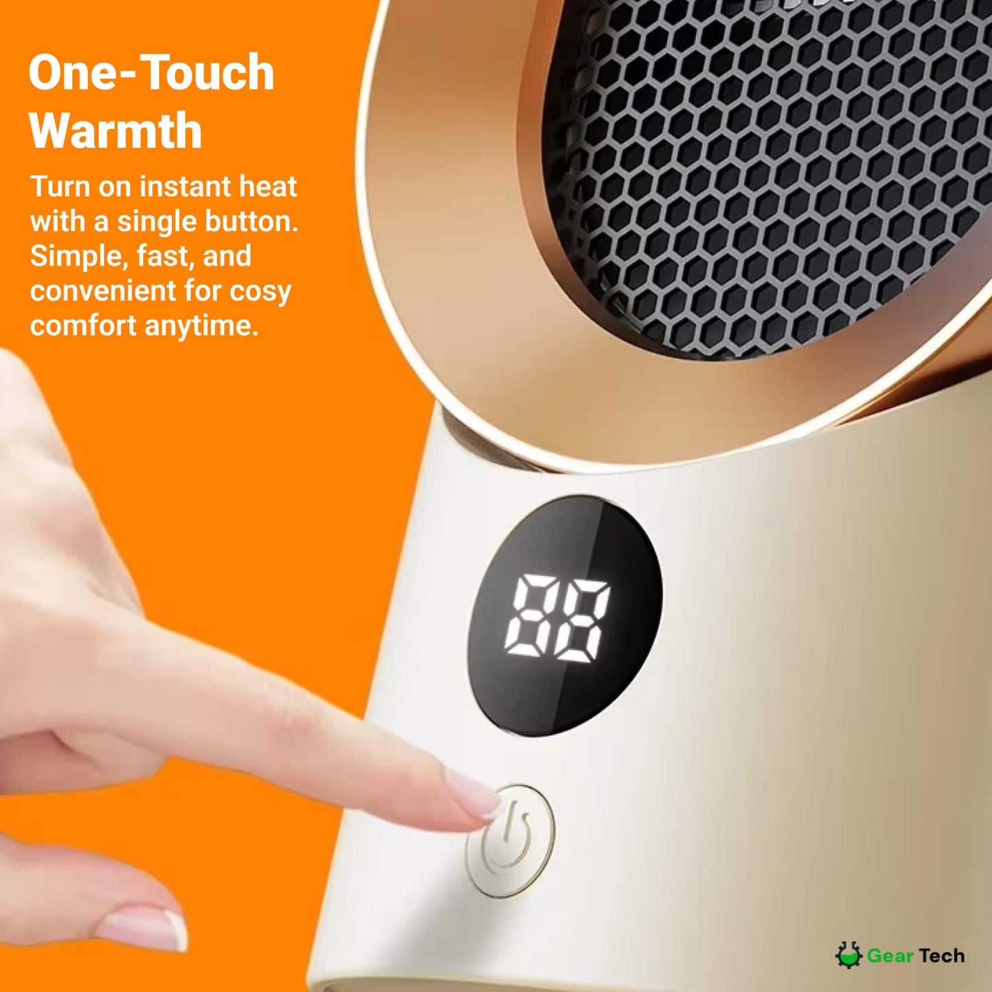 Sandsberg | Energieeffizienter Heizlüfter für kleine Räume – Bleiben Sie diesen Winter warm mit leiser Betriebsweise