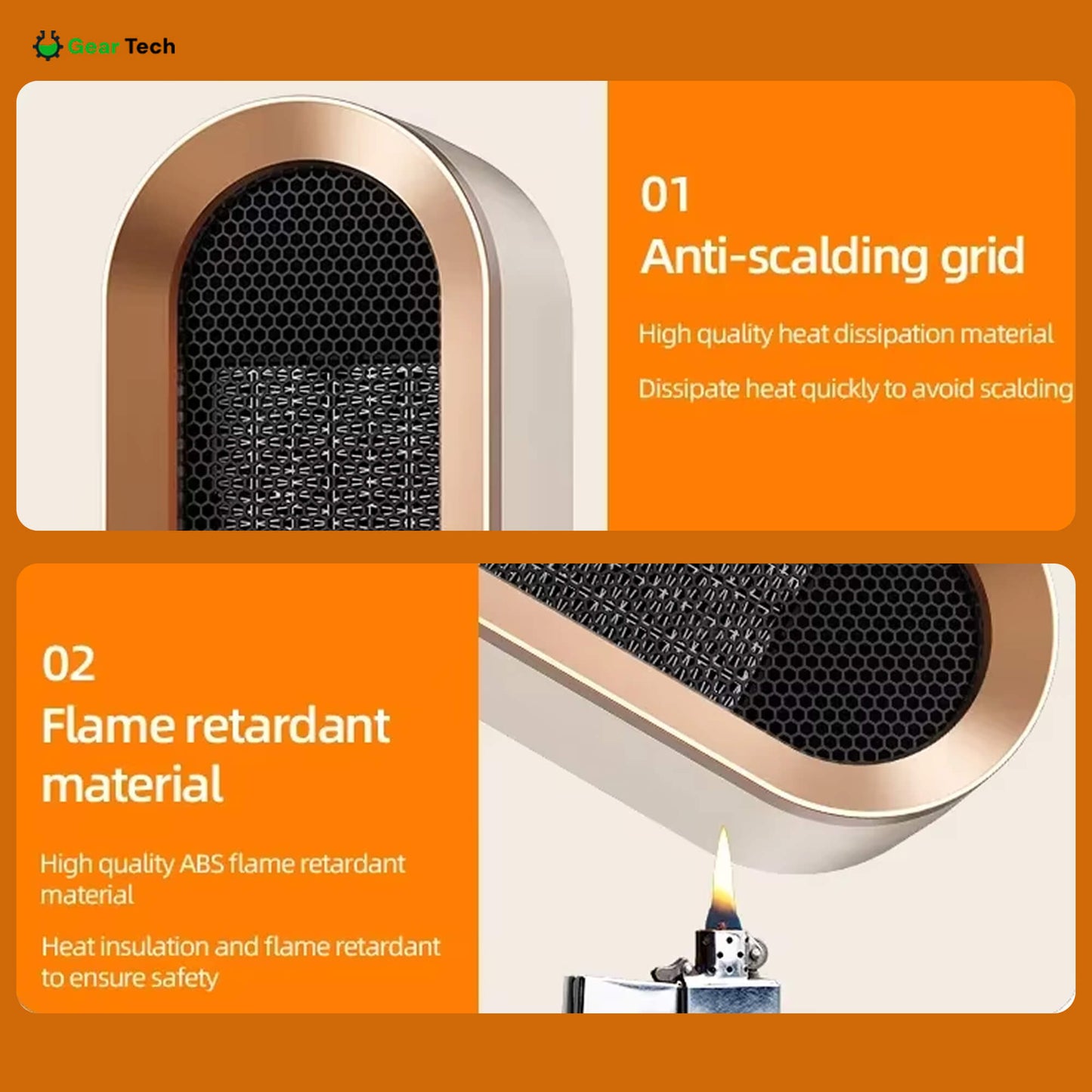 Sandsberg | Energieeffizienter Heizlüfter für kleine Räume – Bleiben Sie diesen Winter warm mit leiser Betriebsweise