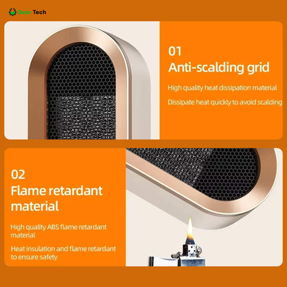 Sandsberg | Energieeffizienter Heizlüfter für kleine Räume – Bleiben Sie diesen Winter warm mit leiser Betriebsweise