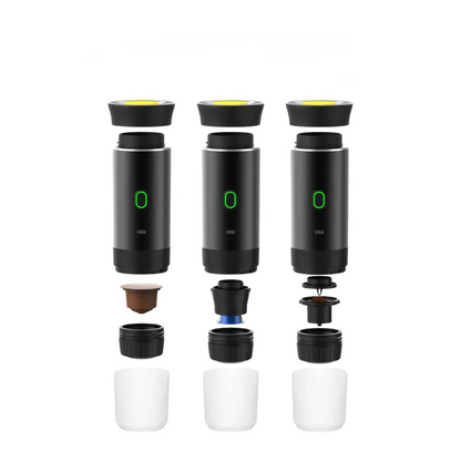 Sandsberg | EspressoGo – Tragbare Espressomaschine | USB wiederaufladbare Kaffeemaschine für Zuhause, Büro & Reisen