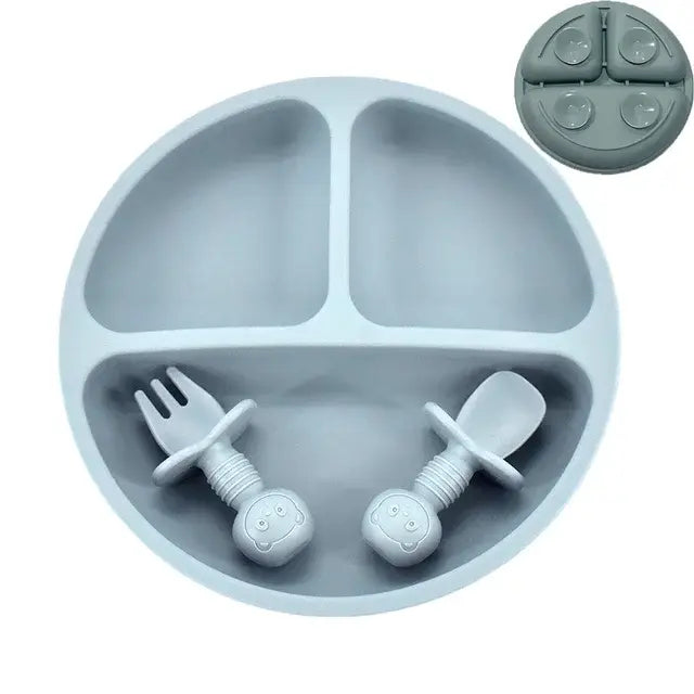Baby-Silikon-Teller-Set
