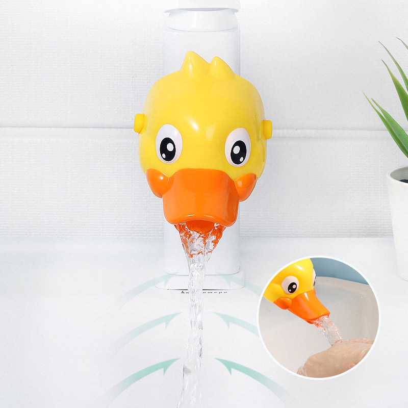 Niedliche kleine gelbe Enten-Wasserhahnverlängerung