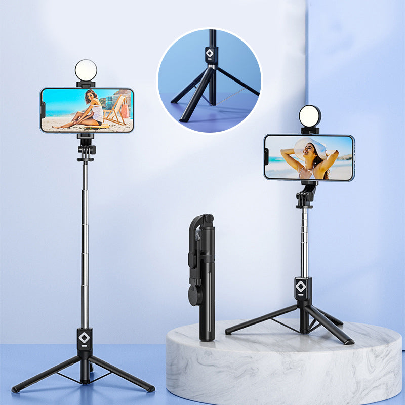 Selfie-Stick mit LED-Fill-Licht