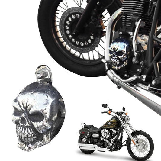 Motorradschmuck mit Totenkopfmotiv