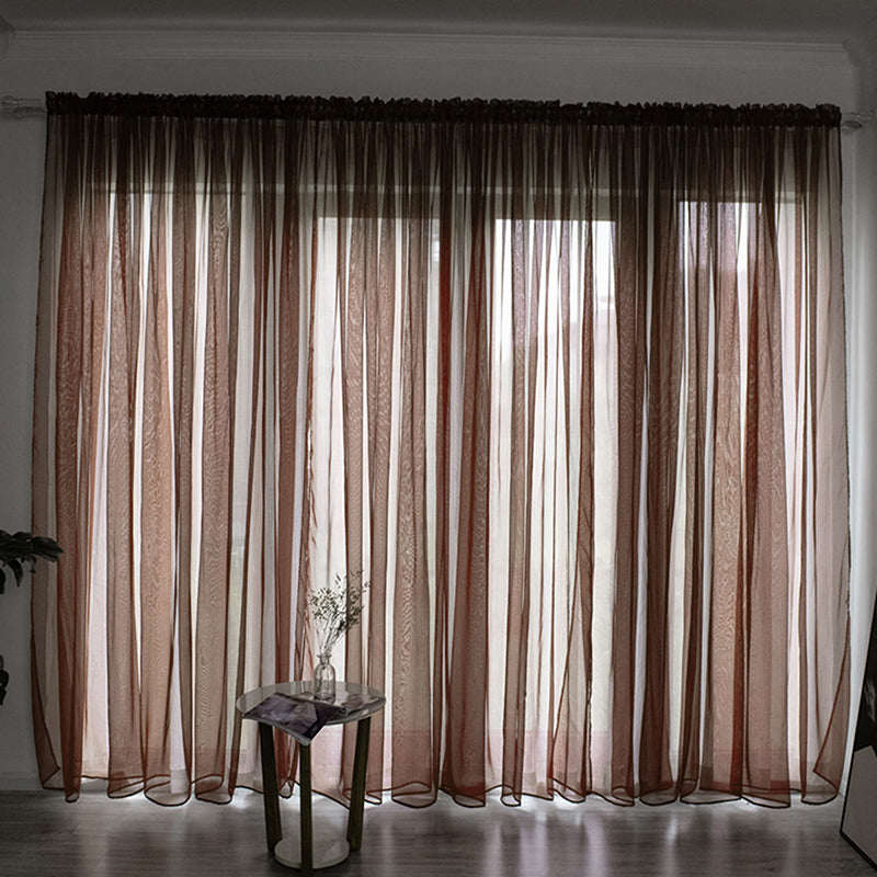 Einfache Voile Fenster Gardine