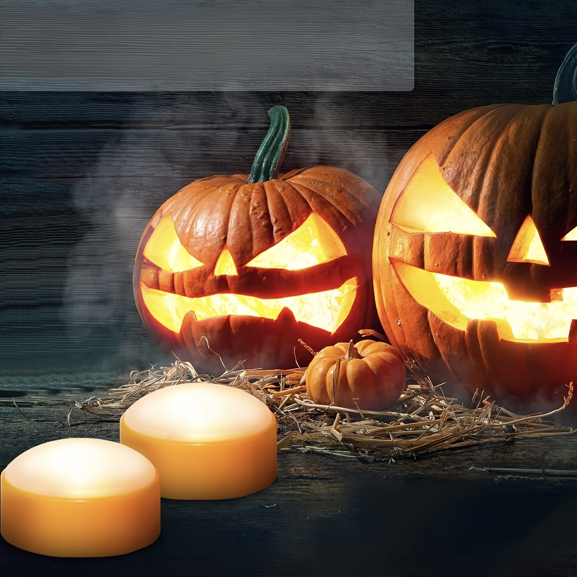 Sandsberg | Flameless Jack-O’-Lantern Lichter – LED Batterieteelicht Dekoset