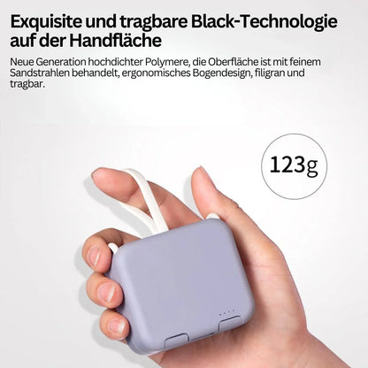 Sandsberg | Faltbare Powerbank – Tragbares Notfall-Ladegerät für unterwegs
