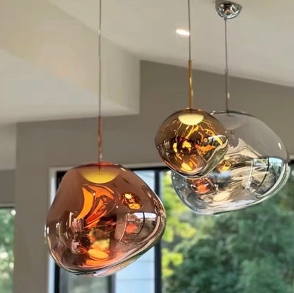 Sandsberg | NordicGlow – Elegante Glas Pendelleuchte | Moderne skandinavische Deckenlampe