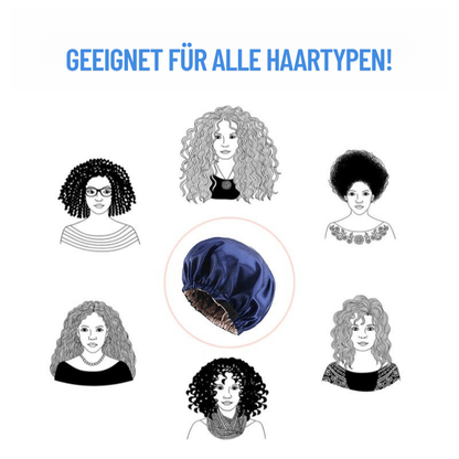 Sandsberg | Luxus-Satin-Haarhaube für optimalen Schutz der Haare über Nacht
